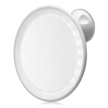 LED浴室吸盤鏡 發光LED燈鏡 7X放大鏡 LED化妝鏡 360°旋轉浴室鏡