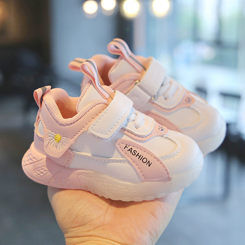 One Drop Shipping Wholesale Girls Baby Breathable Casual Shoes Male Baby Toddler Shoes Soft Sole Single Shoes Foreign Trade Boom