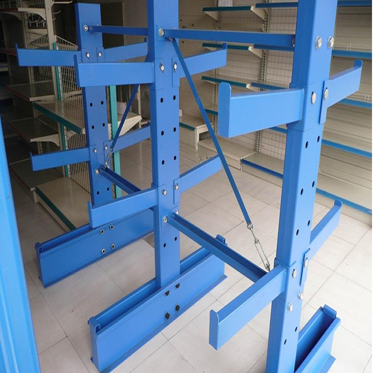 单双悬臂 货架重型悬臂式货架木材五金钢管金属铝型材货架板材