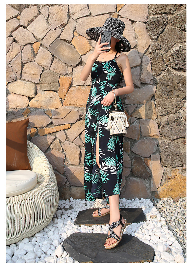 2024 New cross-border large-sized hollowed-out sandals, Bohemian-style women's shoes, summer comfortable flat diamond sandals undefined