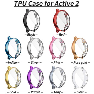 Подходит для Samsung Watch Galaxy Active2 Защитный корпус TPU All -Inclusize Ecloplated Case Samsung Anti -Fall Case