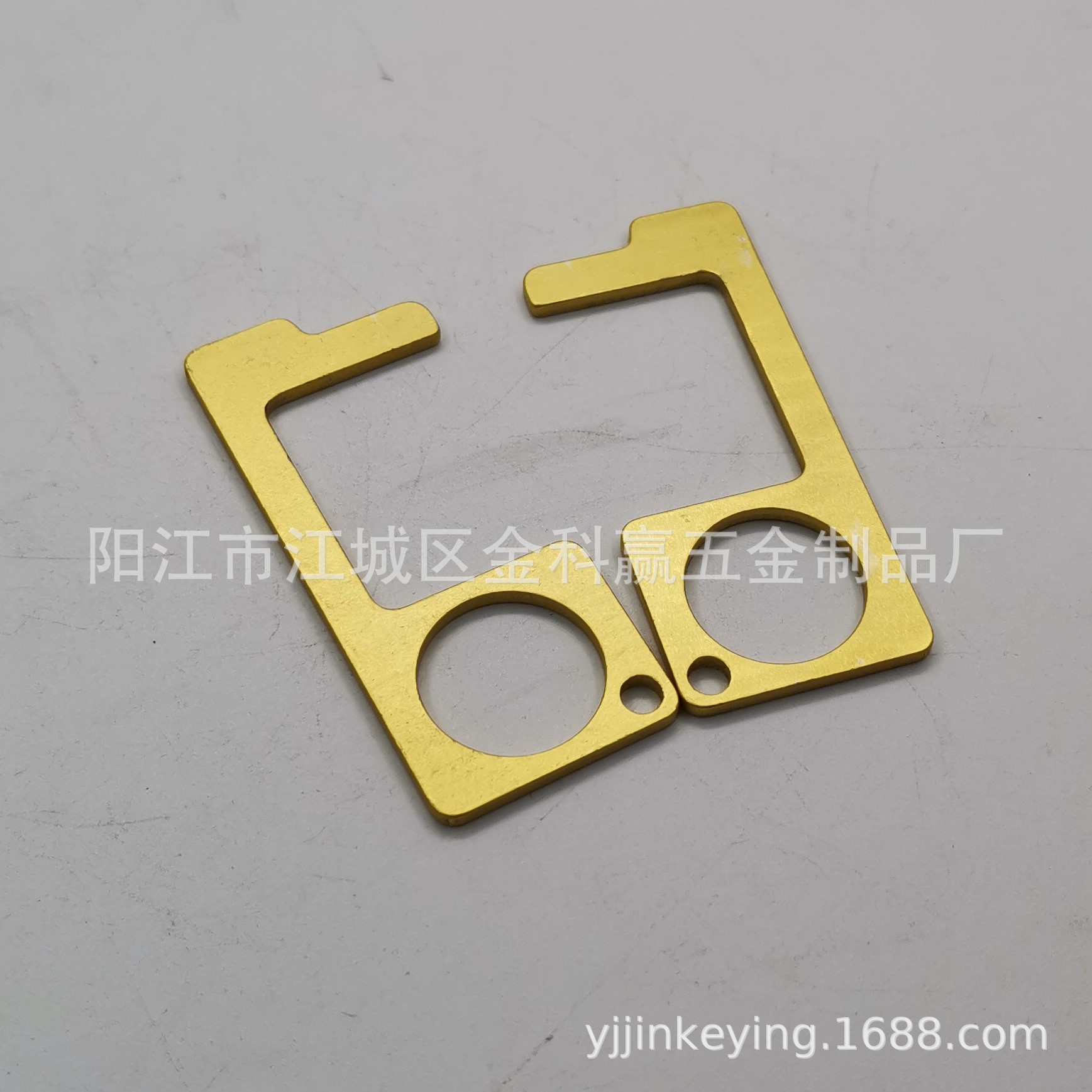 黄铜edc开门器hygiene hand用品零接触开门把按电梯