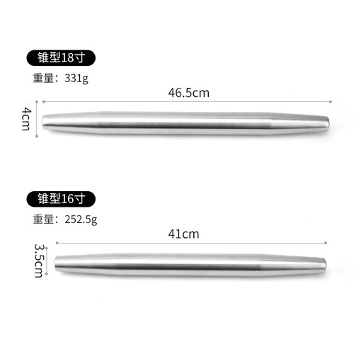 Stainless steel rolling pin wholesale household rolling pin kitchen baking tools stainless steel rolling pin drop shipping