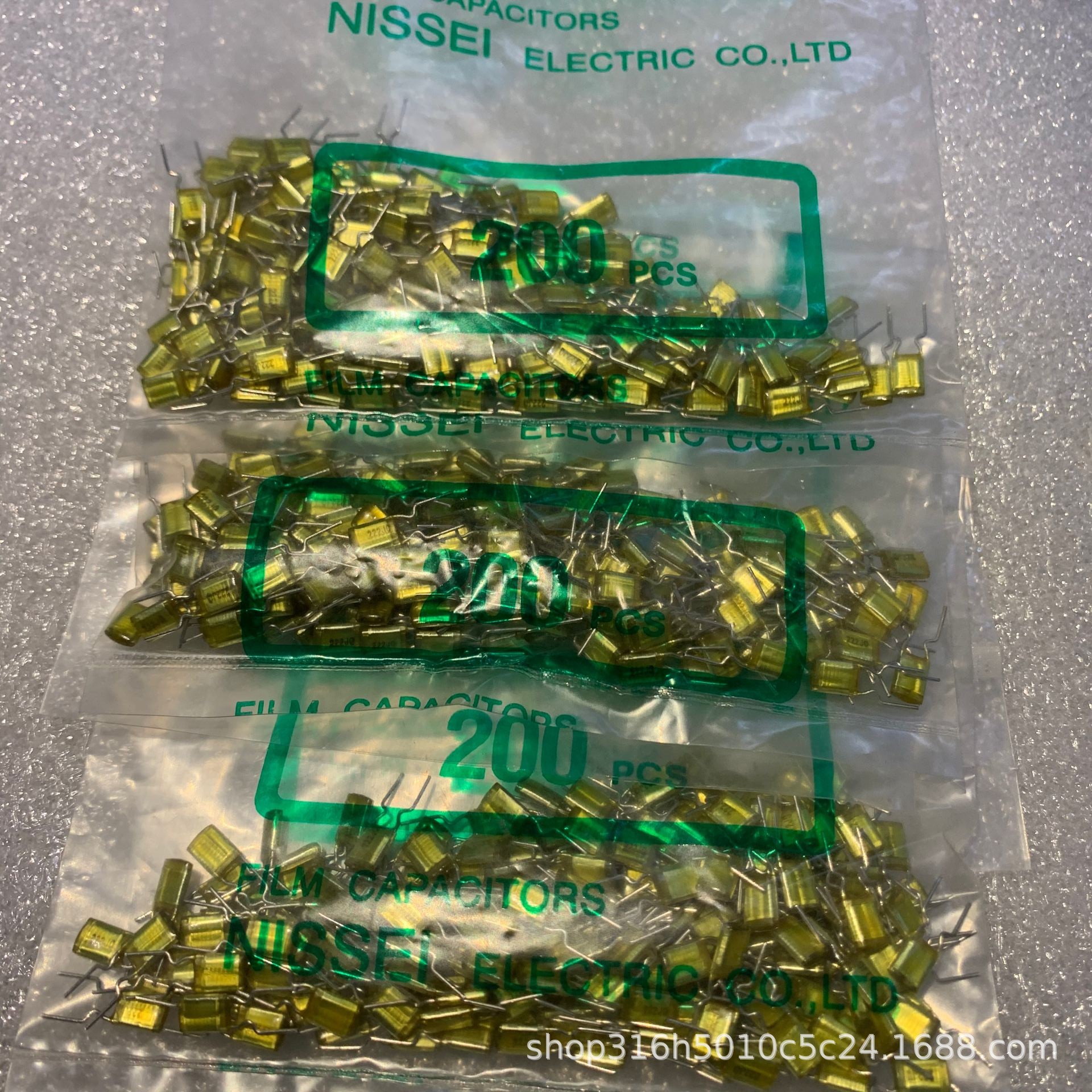 562 682 222 103齐全 50V~100V 黄金色NIS 进口发烧薄膜电容器