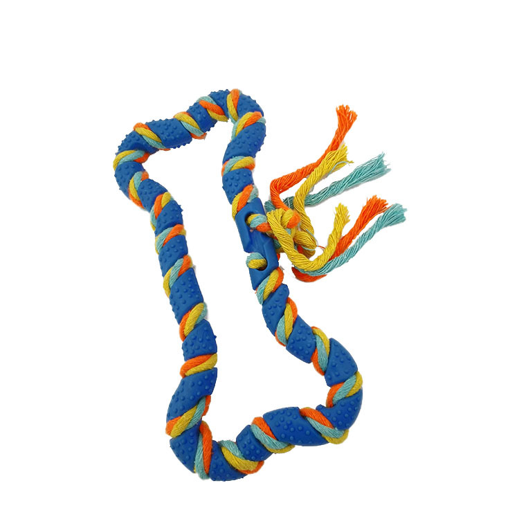 Anillo de tracción de cuerda azul