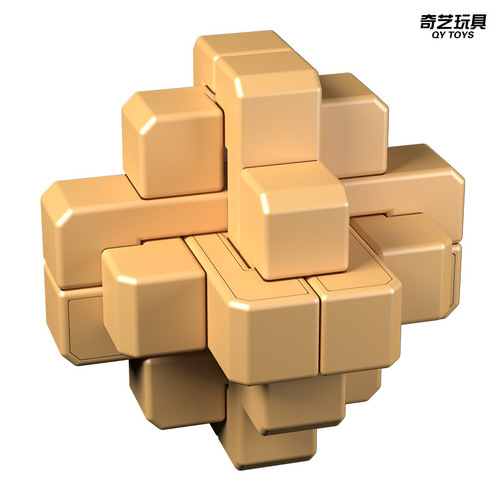 Qiyi early education puzzle Kongming lock toys Luban ball Luban lock floor stall building blocks floor push gifts to reduce stress