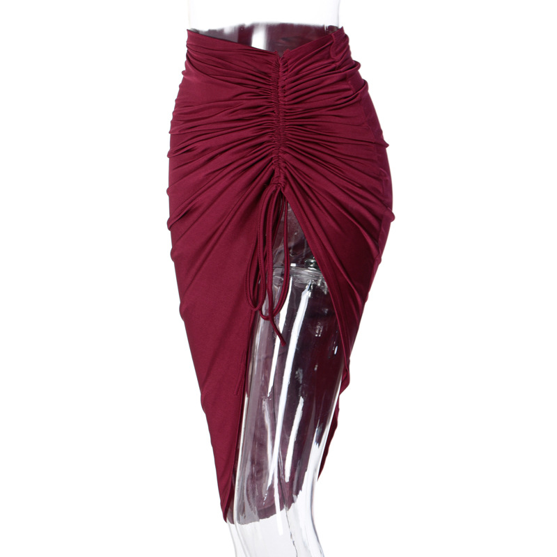 Slim Slimming Drawstring Skirt - Skirts - Uniqistic.com