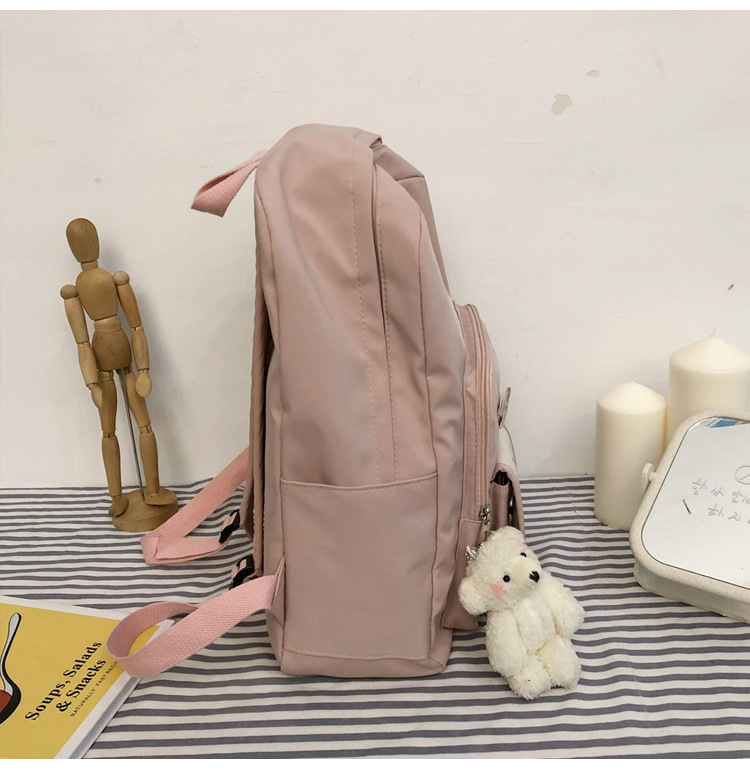 Korean Cute Large Capacity Backpack display picture 5