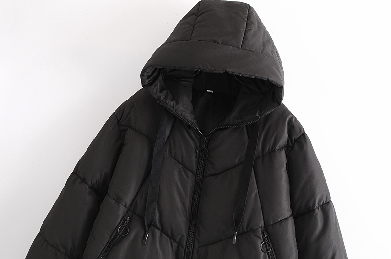 autumn and winter thick hooded zipper cotton jacket NSAM14626