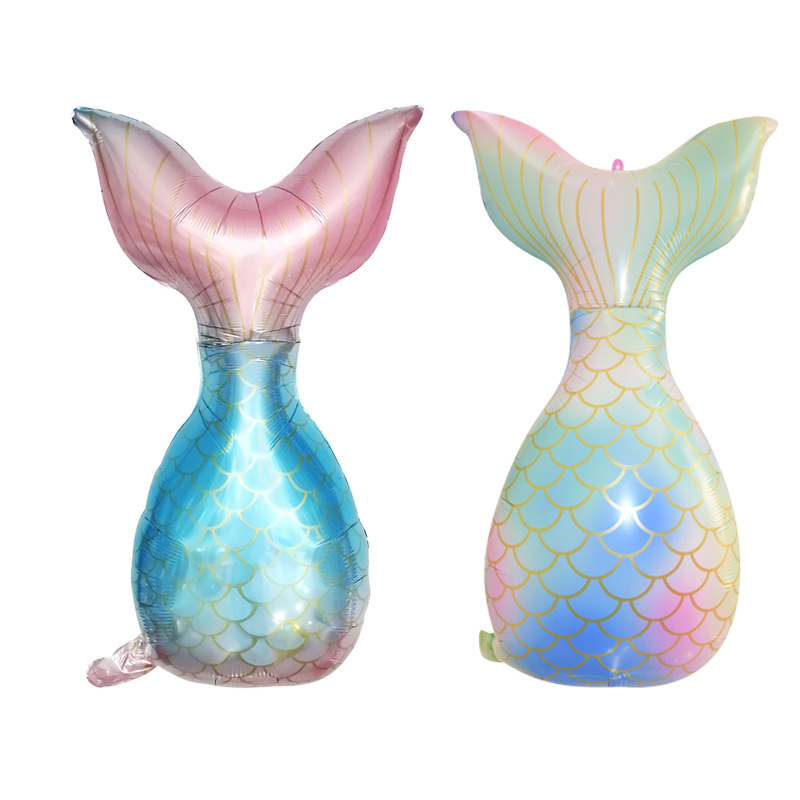 美人鱼尾纯白地