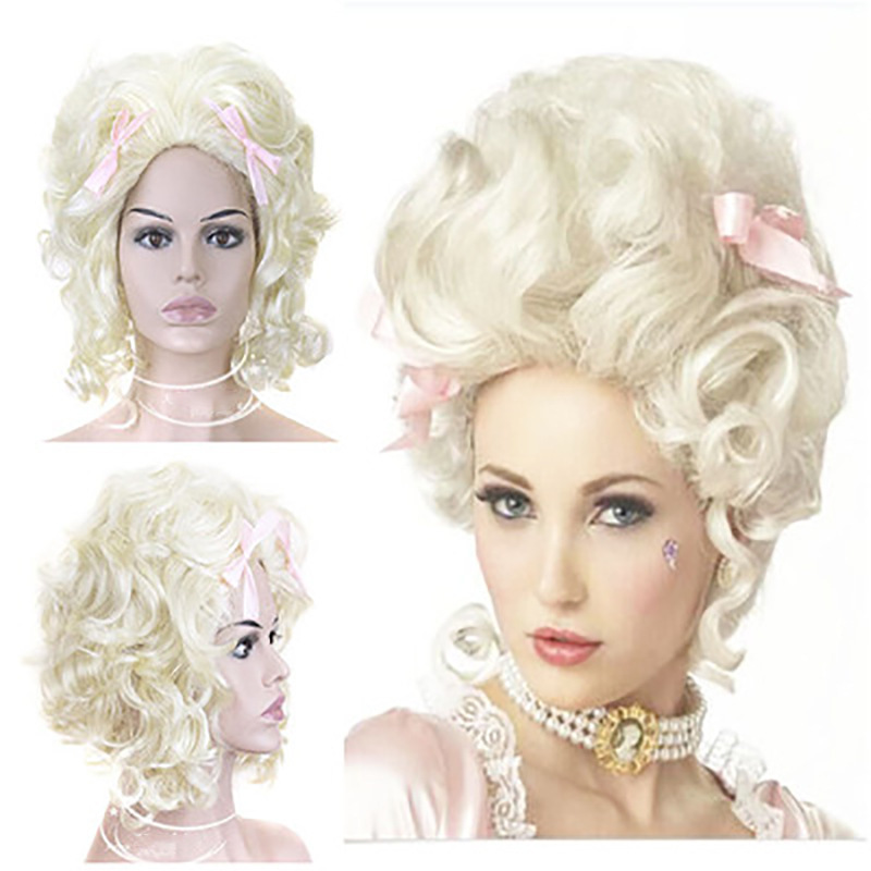 Marilyn Monroe Same Style Wig Fluffy Women's Short Curly Hair Blonde European and American Fashion Wig Makeup Performance Wig