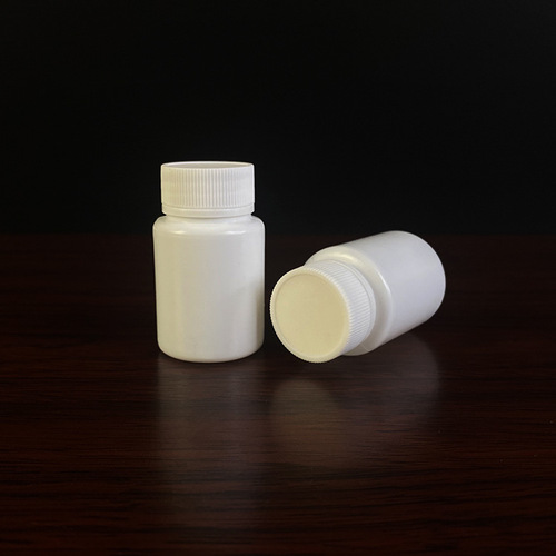 Bulk 30ml plastic bottle powder solid packaging jar, light-proof small bottle, divider bottle, white empty bottle with cap