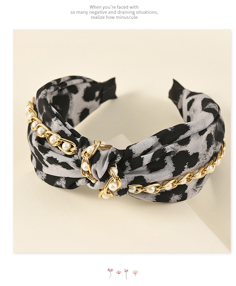 130g Weight Headwear Classification Wedding, Travel Occasion Women'S Gender Fashion Style Coffee Color  New Wide-sided Retro Cross-knotted Headband 5