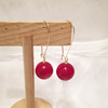 Goods, accessory, capacious earrings from pearl, European style, wholesale