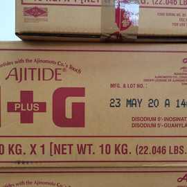 呈味核苷酸二钠 味之素 泰国 Ajinomoto I+G 10kg/箱 鲜味剂