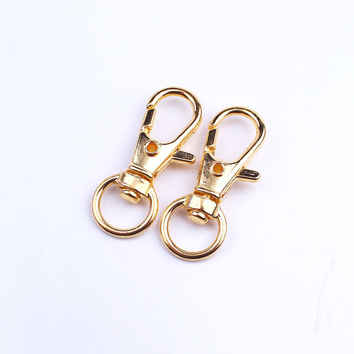 Manufacturer hook buckle zinc alloy key chain metal dog buckle DIY jewelry hardware jewelry accessories pendant