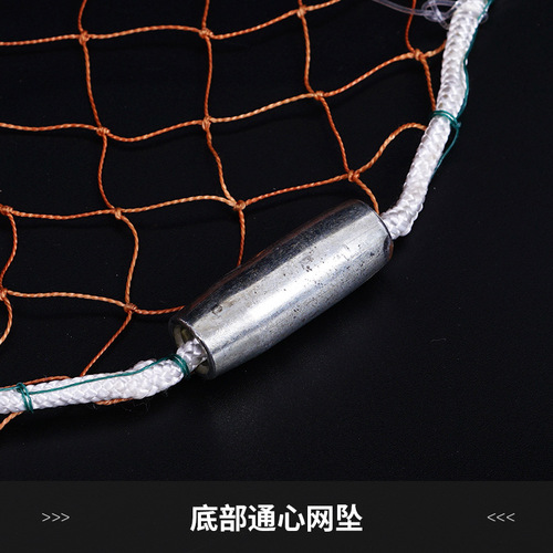 American style hand throw net Frisbee net Frisbee style tire cast net fishing net foolproof throw net fishing net automatic fishing fishing gear 
