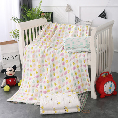 spring and autumn washing Cotton is pure cotton Gauze student Single Cover is Quilting printing summer quilt wholesale On behalf of