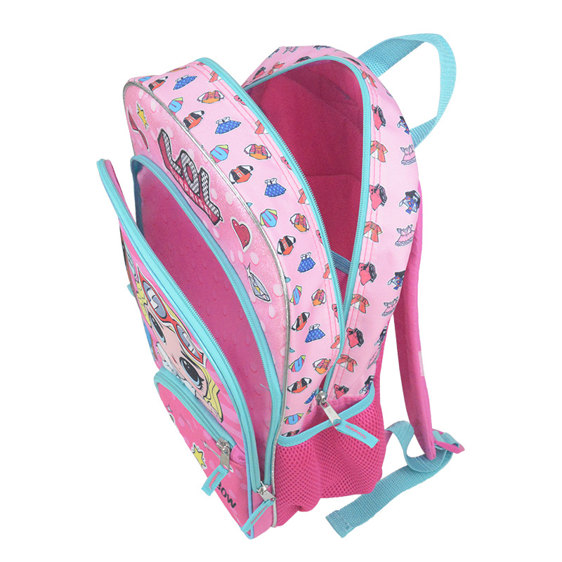 Factory direct LOL surprise doll children load relief backpack backpack primary school girls cartoon backpack foreign trade