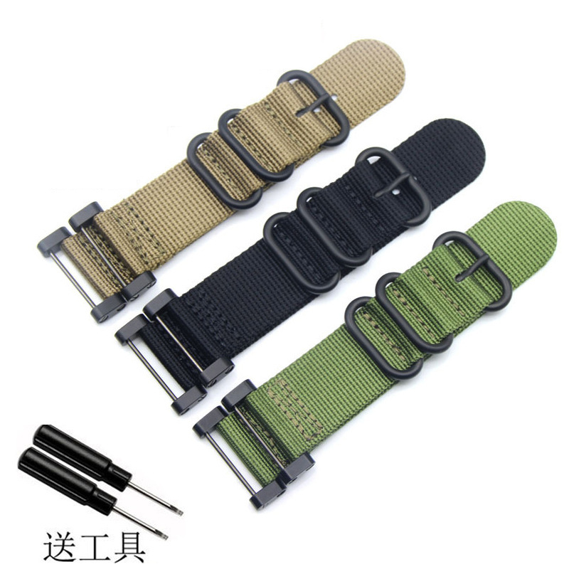 For Outdoor SUUNTO Songtuo Watch 24mm Nylon Strap ESSENTIAL Source CORE Expedition