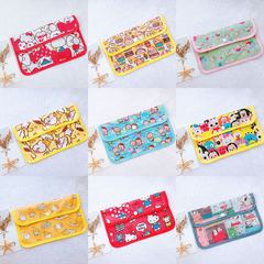 Student Portable Bag Cartoon Flip Dustproof Storage Bag Corner Melo Receipt Storage Clip