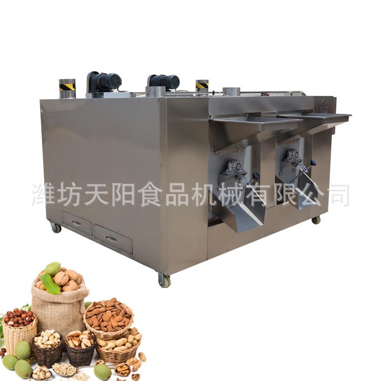 燃气烘烤炉 HKL-200型全自动大产量花生烤炉转筒花生烤炉