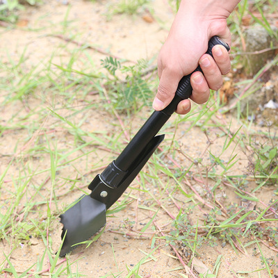 多功能工兵铲子 折叠式野营铁锹兵工铲子 汽车户外用品车用除雪铲