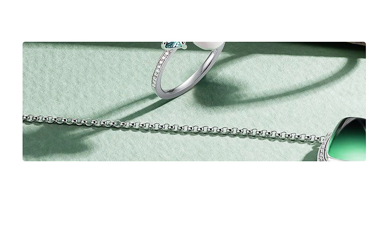 A044- (17-21) green velvet scalloped leather necklace - (xuyue) details page _