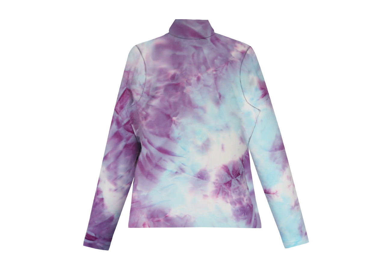 long-sleeved autumn tie dyeing self-cultivation slimming bottoming shirt  NSLM28999