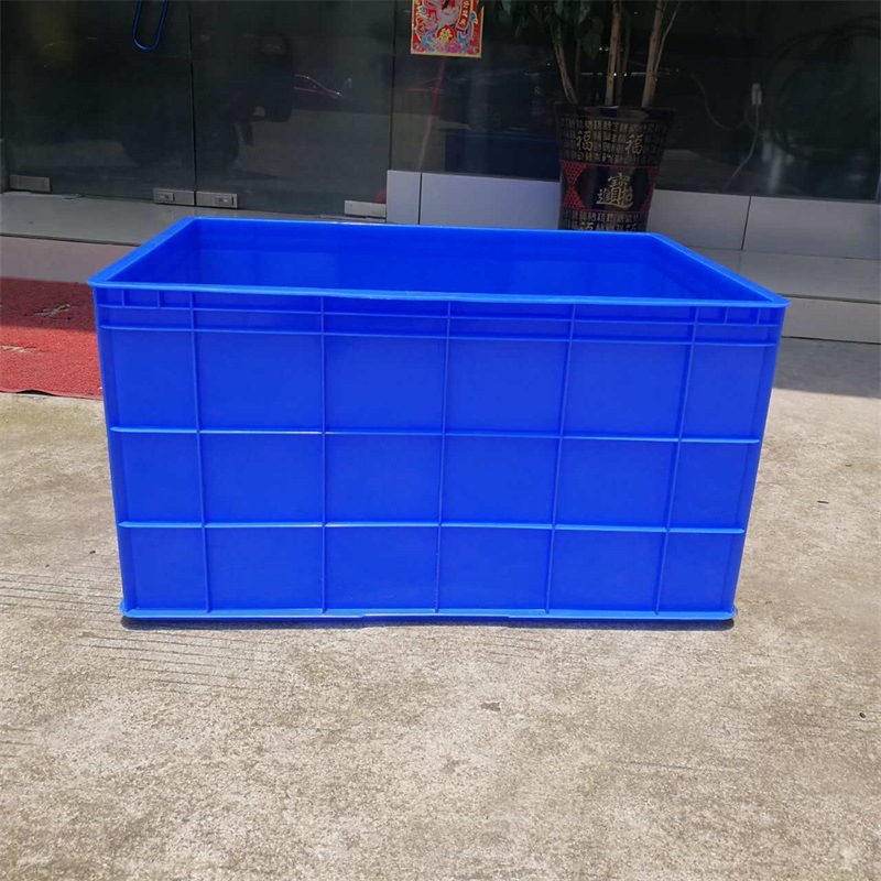 多规格蓝色周转箱中转箱 收纳工具箱厂家批发 颜色多样矩形塑料箱