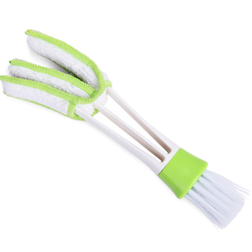 Car multi-purpose double-head gap brush car air conditioning outlet cleaning brush keyboard brush blind dust brush