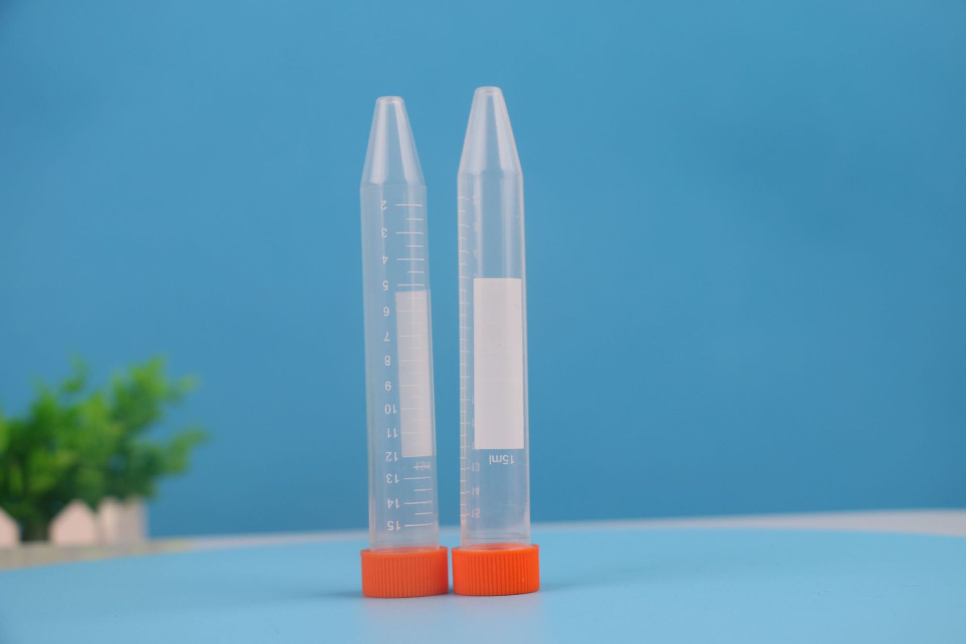 离心管15ML塑料离心管螺口尖底EP管可书写带刻度离心管