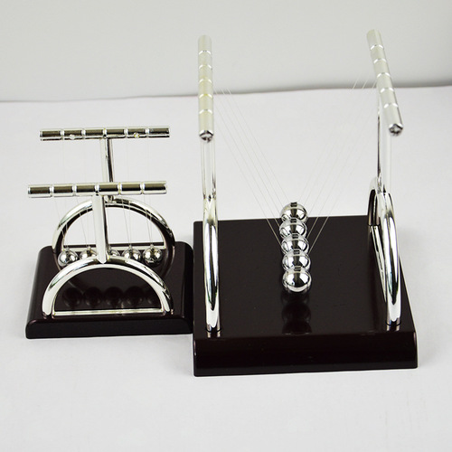T-shaped Newton pendulum ball billiards physical mechanics balance beads energy conservation inertia science and education daze decorative small ornaments