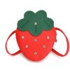 Children's bag, strawberry, shoulder bag, small one-shoulder bag, accessory, Korean style