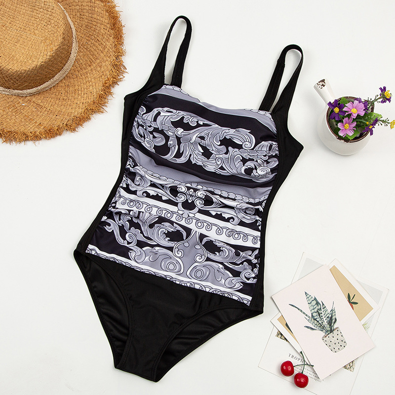 Printed one-piece bikini NSHL42885