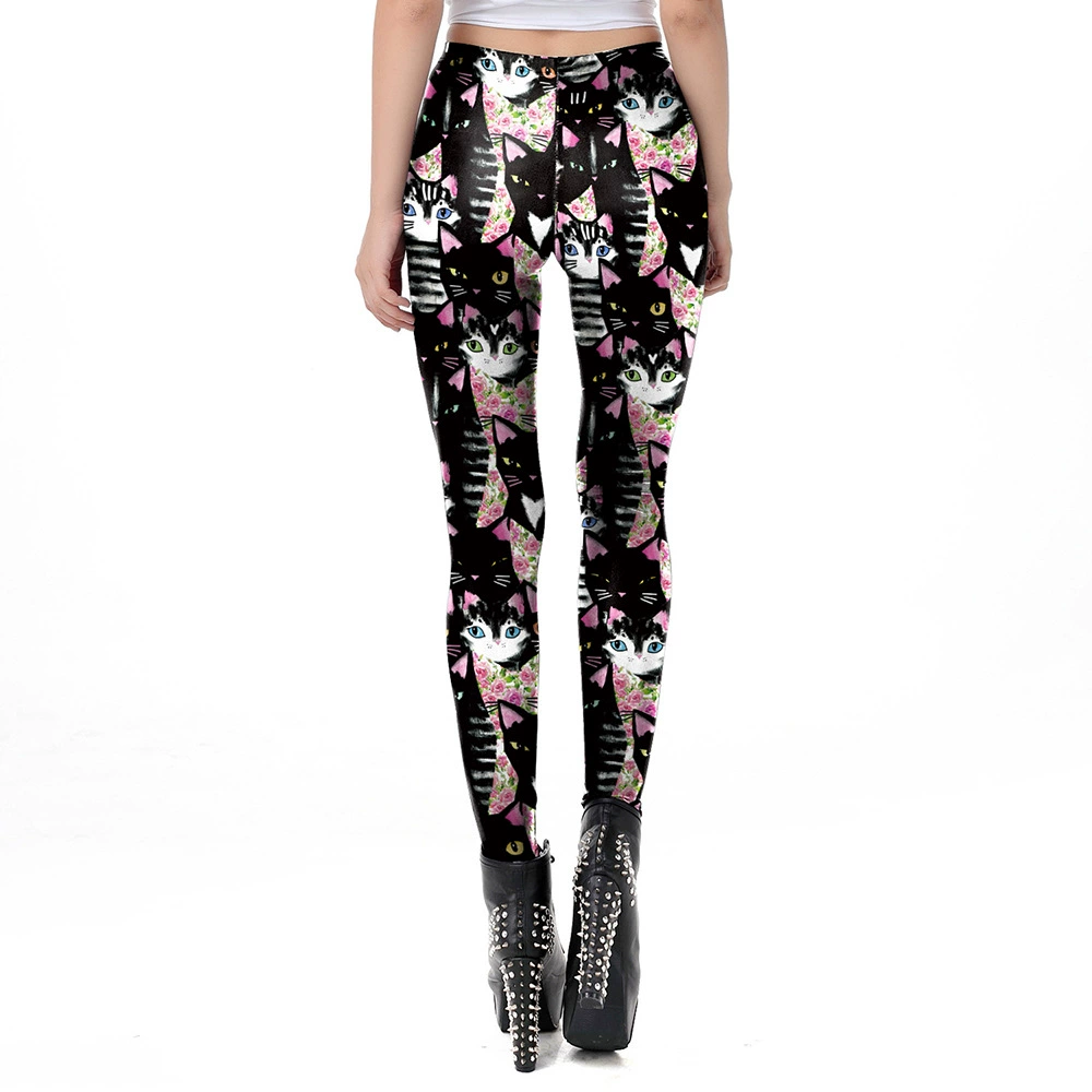 Elastic trousers for leisure, leggings