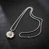 Brand necklace solar-powered, pendant hip-hop style, accessory, internet celebrity, simple and elegant design