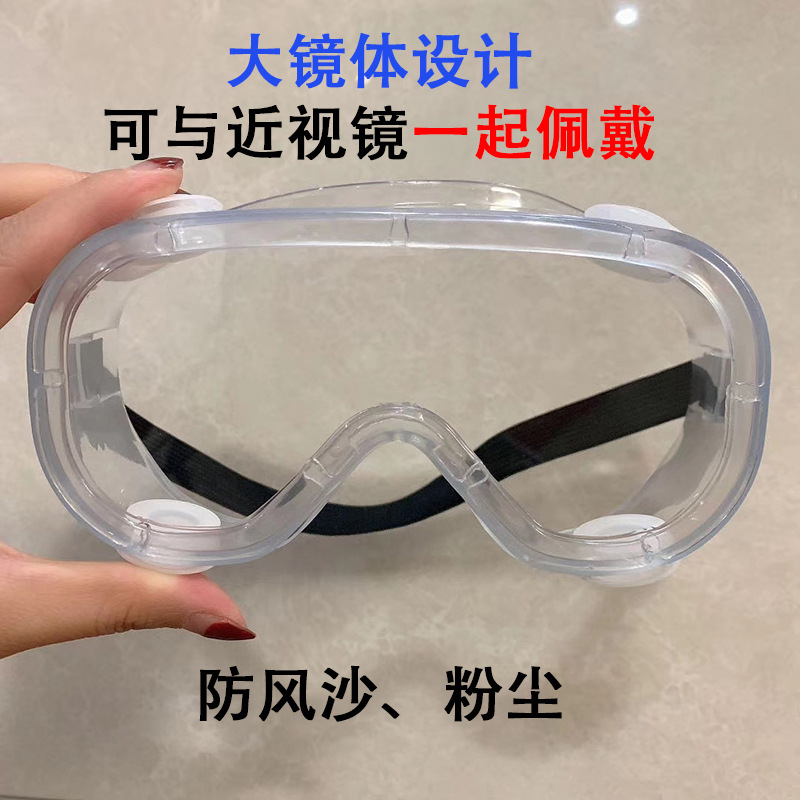 glasses Droplet Splash Spit dustproof Windbreak Goggles To attack Myopia men and women