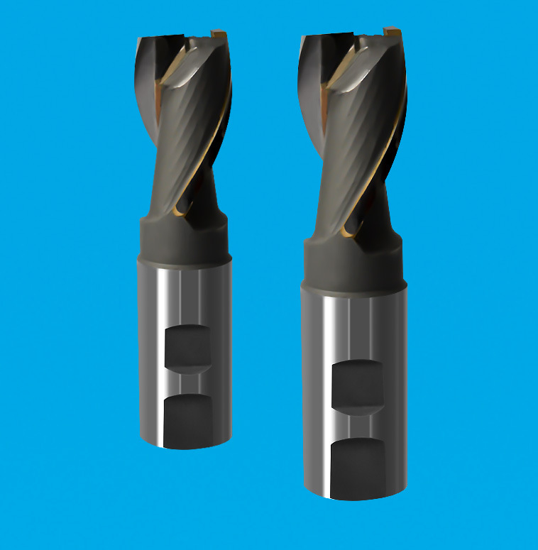 2刃螺旋键槽铣刀  焊刃式螺旋键槽铣刀