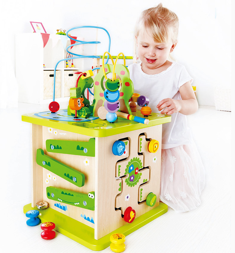 【价格不对，请联系旺旺】Hape开心农场游戏盒绕珠百宝箱复杂串珠