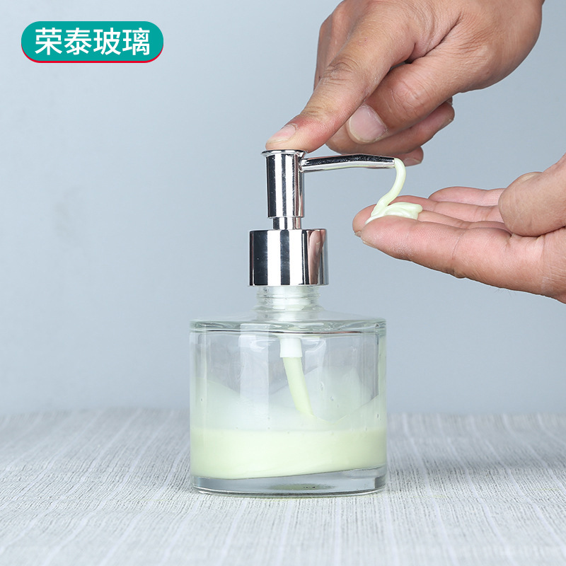 Liquid soap Glass hotel club shampoo Shower Gel Separate bottling Detergent Detergent Pressing the bottle