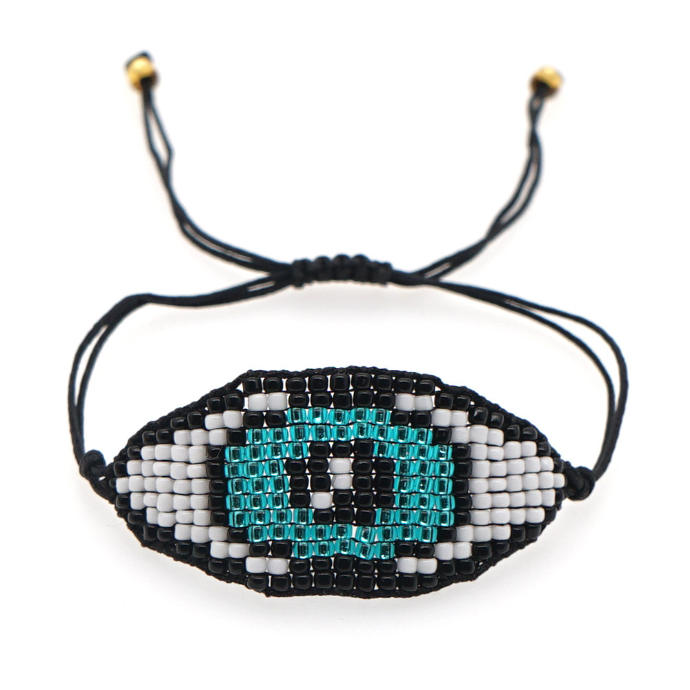 Halloween Devil Eyes Ethnic Style Mgb Rice Beads Hand-woven Bracelet display picture 8