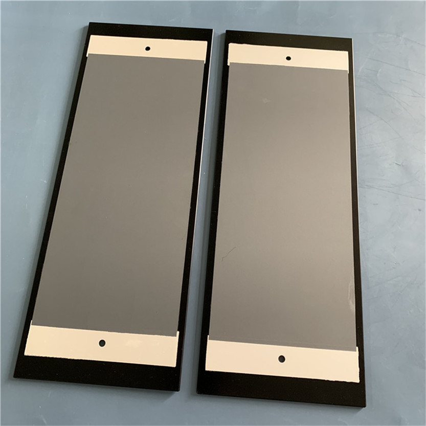 450x150x4mm  远红外微晶玻璃加热板 黑色石英玻璃发热板