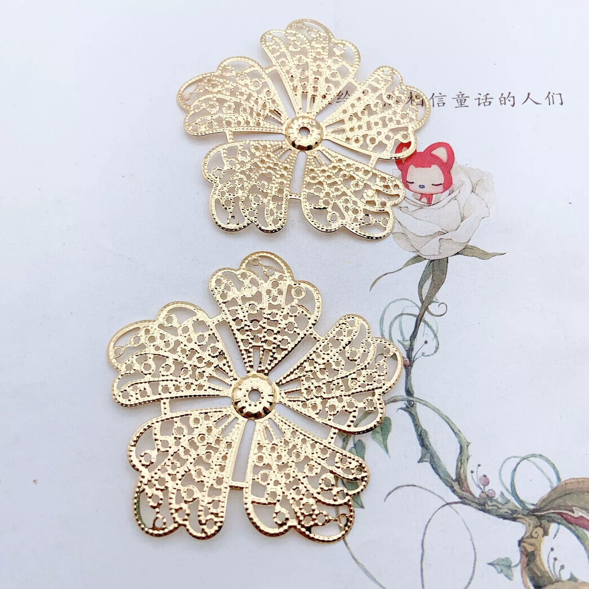 Accessory, accessories, metal material for bride, 60mm
