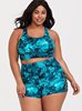 Cross border Split swimsuit Europe and America lady Large Feipo printing Fission Swimwear bikini