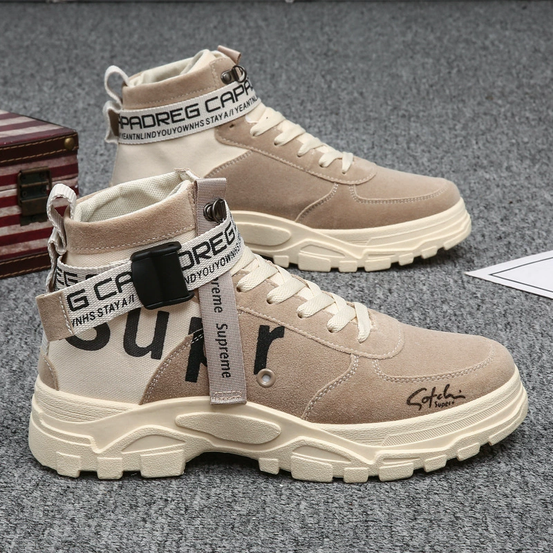 Ботинки Martens‑стиля высокие, английский повседневный стиль, модель 18868, размеры 39–44