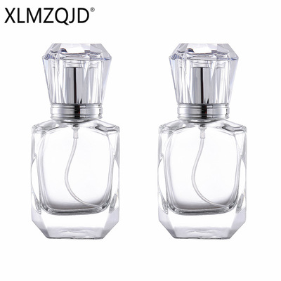 现货供应XB39-30ml便携透明玻璃香水瓶/分装瓶/喷雾瓶/按压空瓶|ru