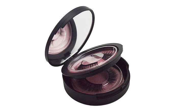 Fashion Solid Farbe Runde Falsche Wimpern Box Großhandel display picture 4