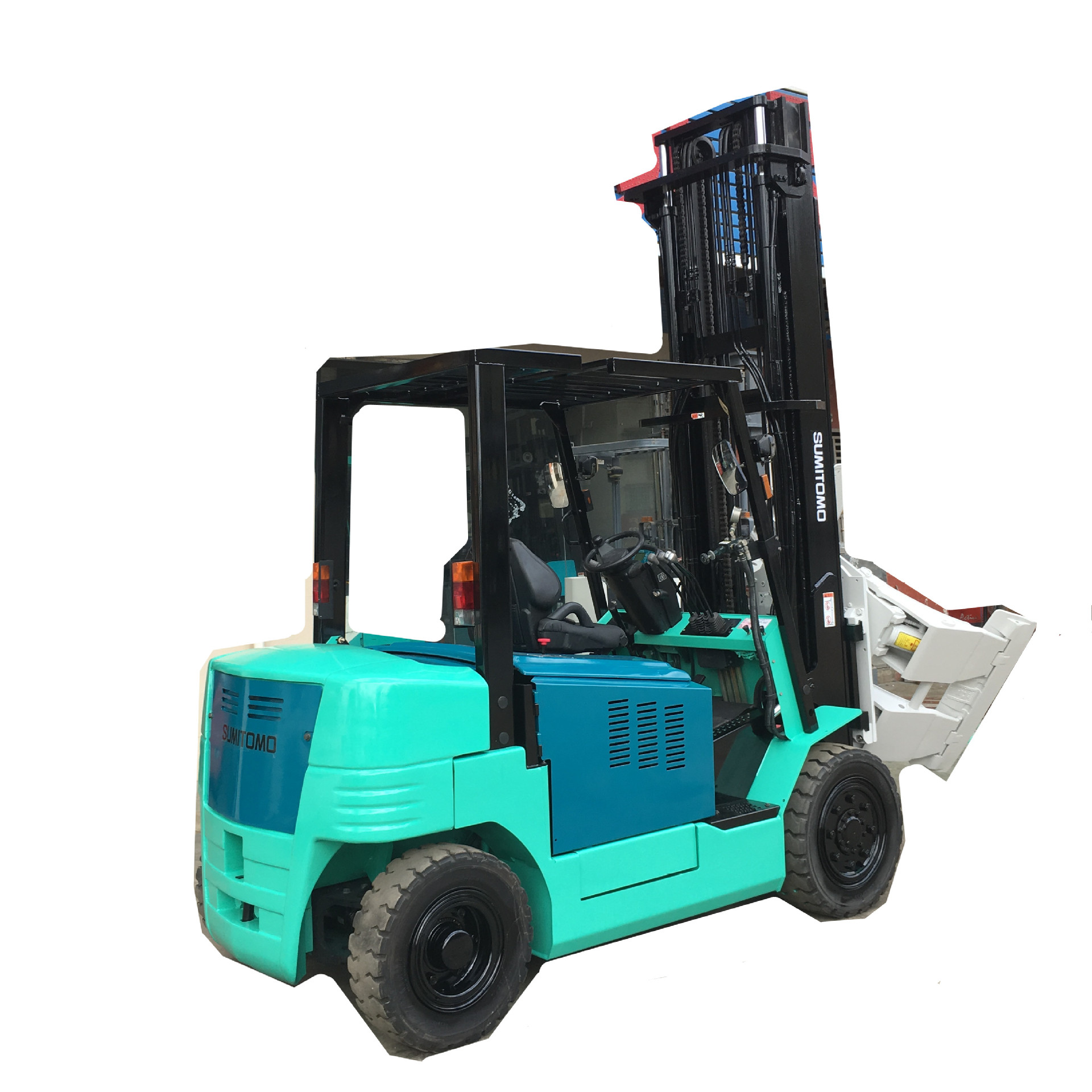 纸卷夹 操作简单方便轻松3.5吨住友电动叉车配卡斯卡特纸卷夹