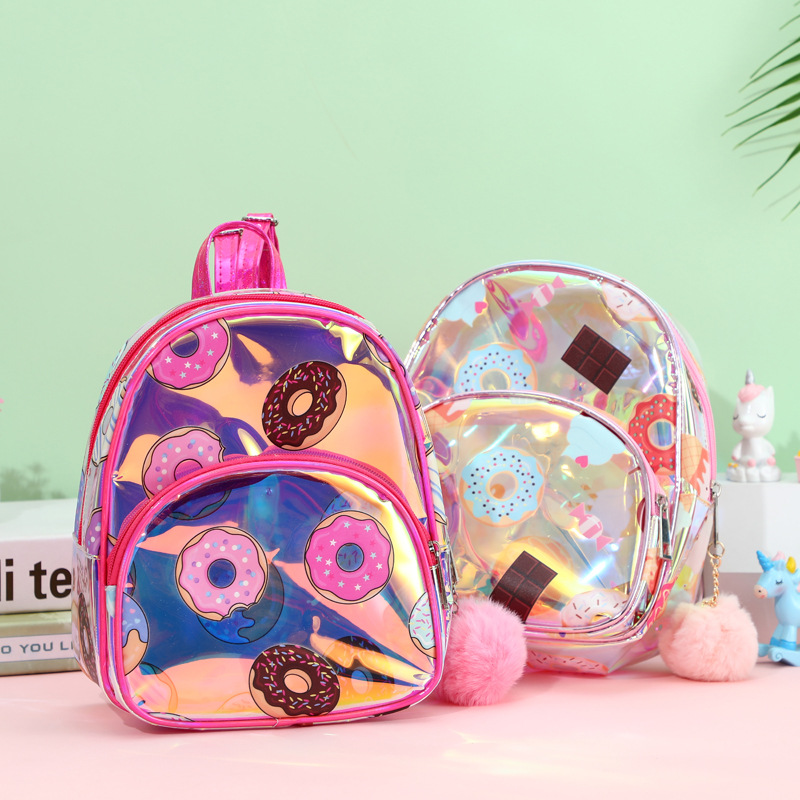 Wasserabweisend 12 Zoll Donuts Schule Schulrucksack display picture 1